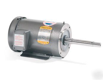 Baldor 5 hp 3 phase electric motor JPM3613T