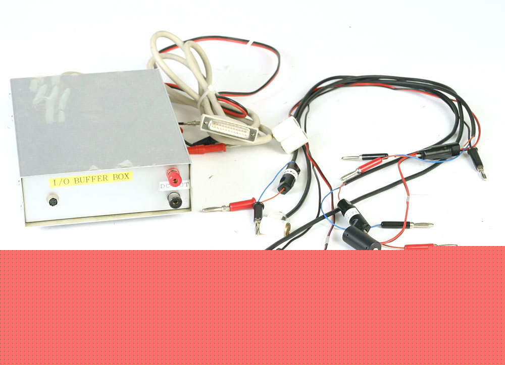 I/o buffer box w/ camera leads