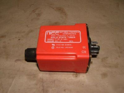Ncc ss time delay relay timer T1K-2-461 nnb .05-2 s