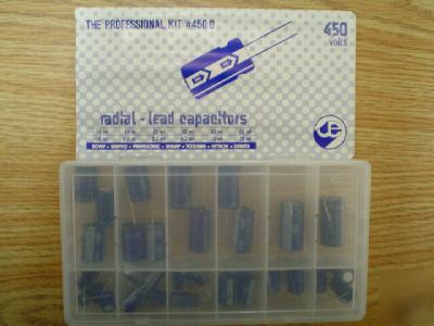 New 450V nichicon radial capacitor kit - 8 values 