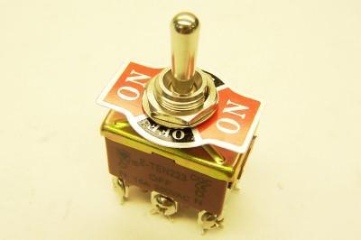 New panel mount toggle switch on / off / on 2 pole 