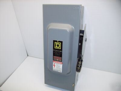 New square d safety switch disconnect H323N 100 amp 3-p 