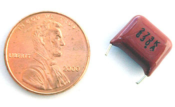 Radial film capacitors .027UF 630V 10% trim leads