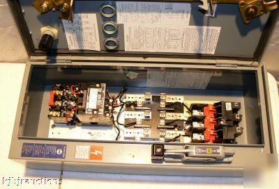 Square d nema starter w 30A fused disconnect switch 