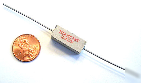 Wirewound power sandblock resistor 5W 10 ohm 10% (12)