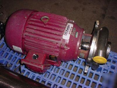 15 hp ss sanitary centrifugal pump - tci superflow