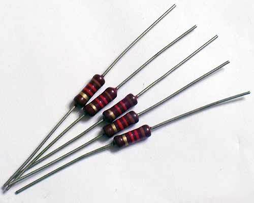25) 1.2K ohm 1/2W piher hi-q carbon film resistors 5%