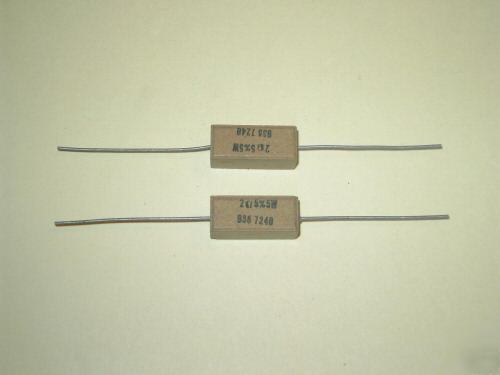 7.5K or 7500 ohm 7 watt power resistors ceramic sand