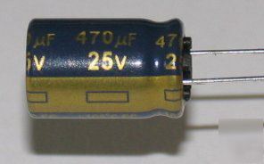 Capacitor 25V 470UF 8MM low-esr mainboard repair