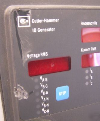Cutler hammer iq generator power demand meter mcc buket