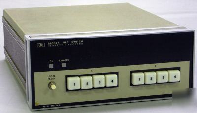 Hp agilent 59307A dual vhf switch spqt coaxial switch