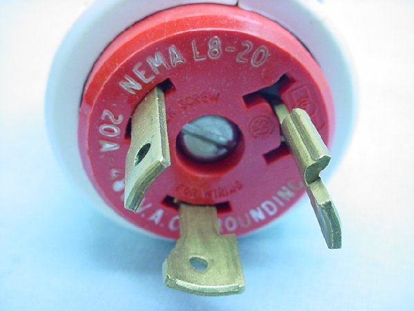 Leviton L8-20 locking plug 20A 480V 70820-p