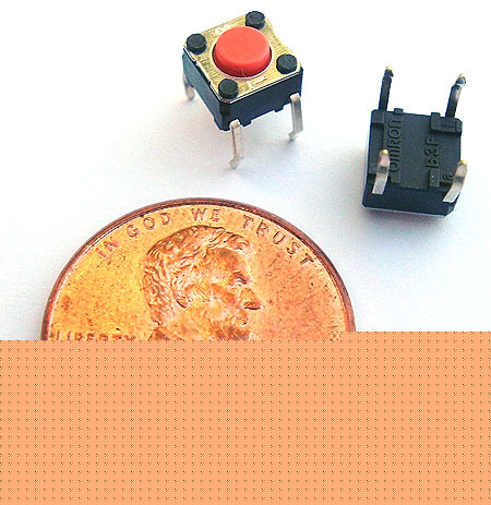 Momentary tactile switch ~ 6MM omron 24VDC no spst (25)