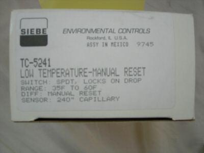 New siebe tc-5241 low temperature controller, in box 