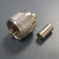 New uhf male crimp type connector for rg-59 RG59 