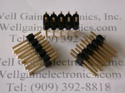 Pin header 5 pin X2 row=10 pin pitch=2.5MM 4X12MM 