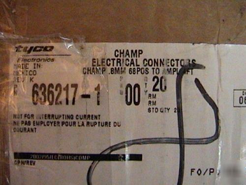 Tyco electronics amp 636217-1 champ 0.8MM 68 pos to amp