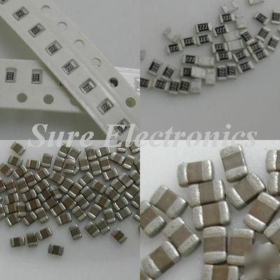 (smd 0805) 50 value resistors+ 32 value capacitor kit