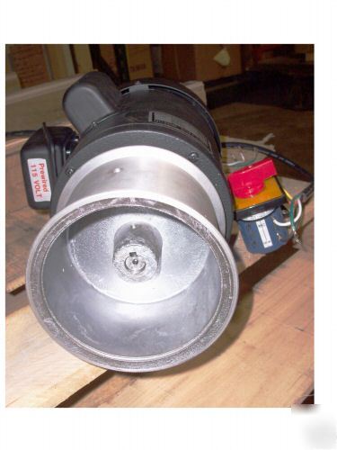 New 1-1/2 hp motor from shaper- fwd/rev switch -pulley 