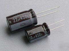 New 20 pcs 22UF 450V 105C radial capacitor electrolytic 