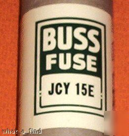 New buss jcy 15E fuse warranty bussmann