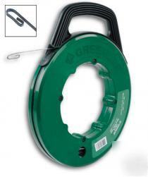 New greenlee 438-10 steel fish tape in winder case 125' 