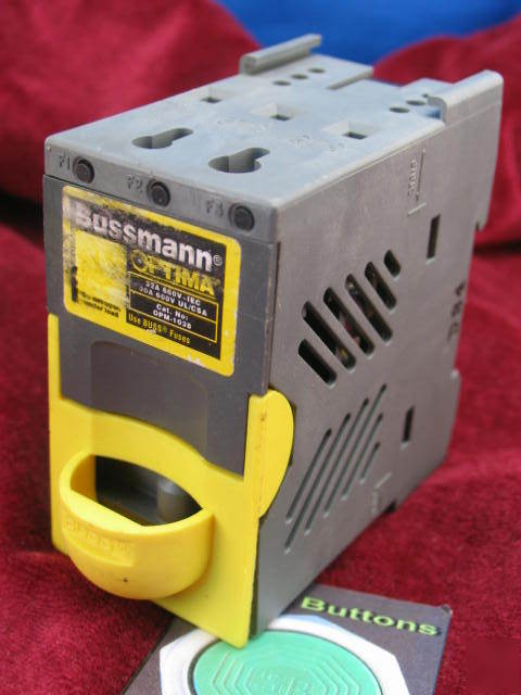 Opm-1038 bussman busspptima 30A 600V fuse block