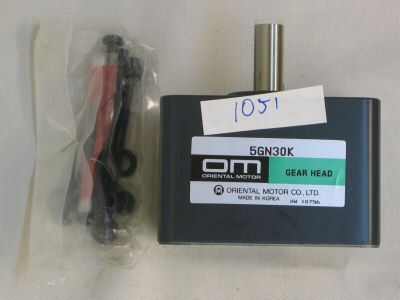 Oriental motor parallel shaft gearhead 30:1 5GN30K