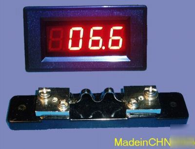 3-1/2LEDÂ dc current meter with SHUNT5A,10A,20A,30A,50A