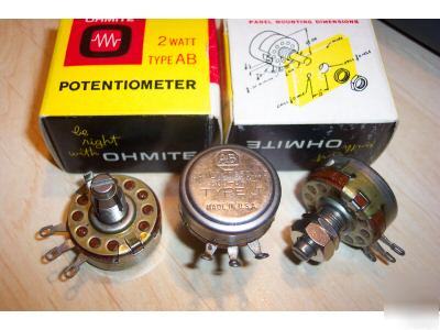 4 nos a-b potentiometer 2W type j 500 ohm JAIL040S501UC