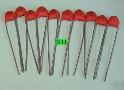  5 pf ceramic disc capacitors 1KV (10 qty)