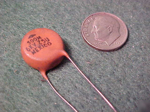 5PC high voltage 500PF 6KV rf ceramic disc capacitor