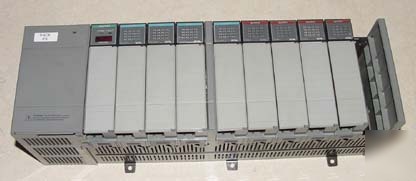 Allen bradley SLC500 ten slot rack, asb, & i/o modules
