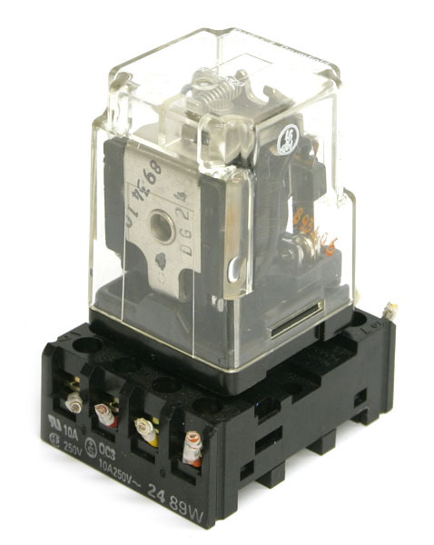 Amf potter & brumfield krpa-11DG relay & omron PF083A-e