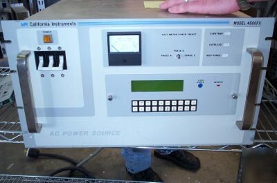 California instruments 4500FX ac power source