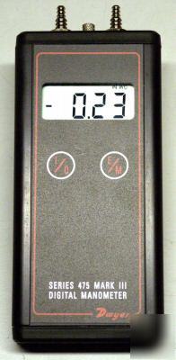 Dwyer series 475-0 mark iii digital handheld manometer