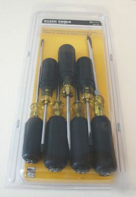 Klein 7-piece cushion-grip screwdriver set