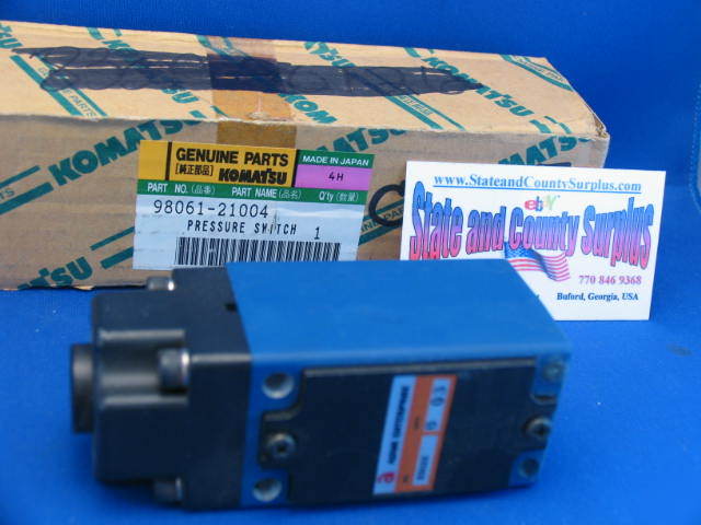 Komatsu part # 98061-21004 pressure switch