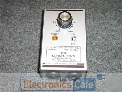 Murata seiko solid state control system pc-mhn pcmhn
