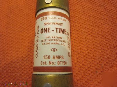 New gould shawmut OT150 fuse ot-150 150 amp 250 volt