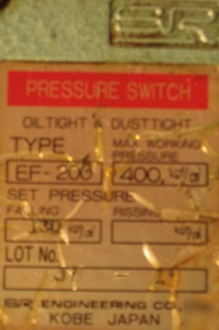 Sr ef-200 oil tight & dust tight pressure switch jy-1