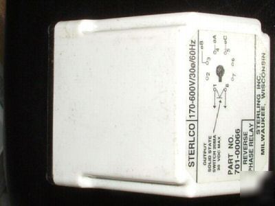 Sterlco reverse phase relay 701-00038 nnb