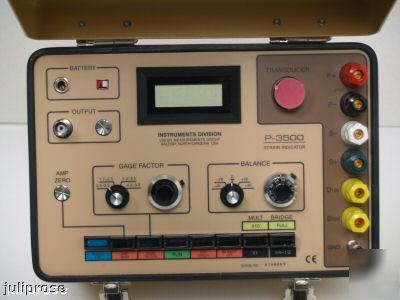 Vishay p-3500 digital strain indicator