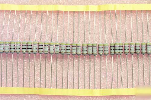 47 ohm ohms 1W metal oxide resistors 5% - 50PCS