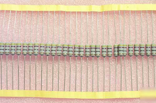 47 ohm ohms 1W metal oxide resistors 5% - 50PCS