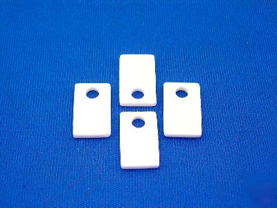 Ceramic transistor insulator TO220 to-220 body 25PCS.