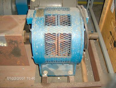 Ge triclad 40 hp ac motor with current brake