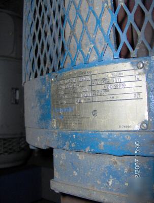 Ge triclad 40 hp ac motor with current brake