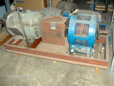 Ge triclad 40 hp ac motor with current brake