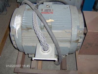 Ge triclad 40 hp ac motor with current brake